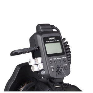 Canon kamera için YONGNUO YN-14EX TTL makro halka flaş ışığı yanıp söner Ce kablosuz uzaktan kumanda Xenon Speedlite flaş tüp - Product Image 2