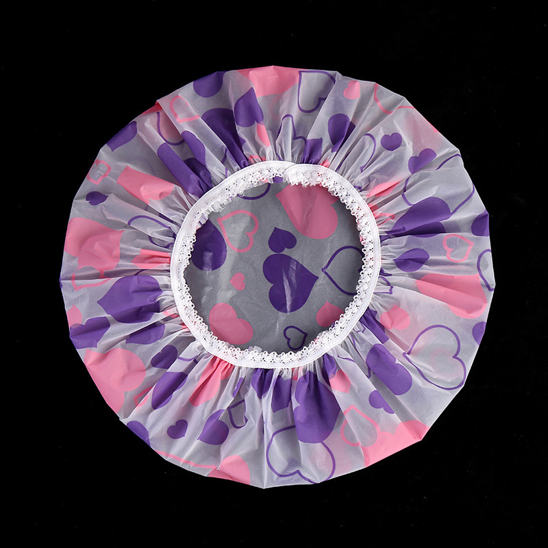 Grand coeur violet - diamètre 28cm