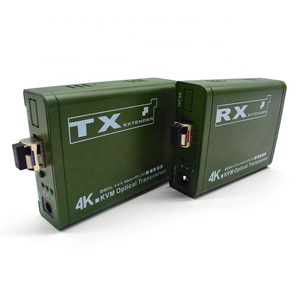 EU Adapter Transmits 4K Video Signals Over Long Distances Through <strong>Optical</strong> Fiber Supports KVM and RS232 Function - Product Image 4