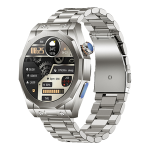 Smartwatch rotondo antipolvere antiurto per la navigazione GPS per sport estremi, monitoraggio della frequenza cardiaca impermeabile - Product Image 2