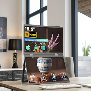 Innovador monitor de ordenador portátil de pantalla dual FreeSync de 15,6 pulgadas con múltiples modos de funcionamiento para Mac Android - Product Image 1