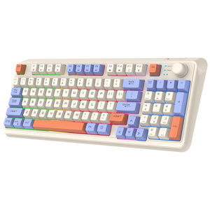 迅狐K94双模BT 2.4G无线游戏键盘三色搭配夜光膜键盘 - Product Image 2