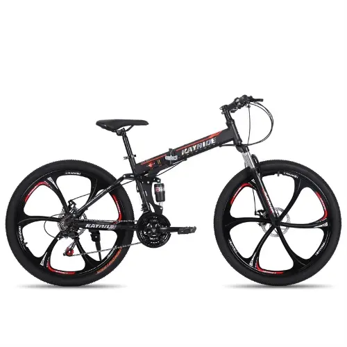 Mountain bike più popolare in acciaio ad alto tenore di carbonio a velocità variabile pieghevole mountain bike