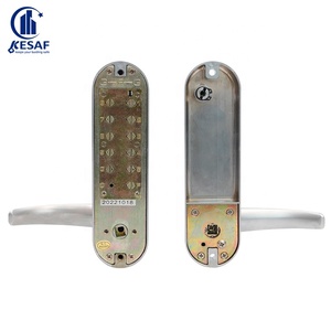 Güvenlik işe yaramaz anahtar kodu mekanik şifreli kapı kilidi kombinasyon kolu dijital basma düğmesi çinko alaşım kapı kilit - Product Image 3