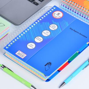 Drop Shipping disponibile, conteggi di più pagine opzionali, dimensioni A5, griglia di linea francese, taccuino a spirale, carta di alta qualità, leggermente - Product Image 3