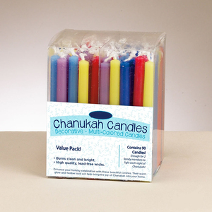 Customized Package 13cm Long Multi Colored 45pcs Box Package Isreal <strong>Judaism</strong> Chanukah Candles - Product Image 1