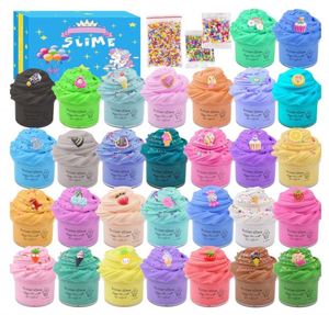 ชุดน้ำเมือกยูนิคอร์นหอมเนย30แพ็คมินิดินเหนียวและ playdough สำหรับเด็กสร้างแบบจำลองบรรจุจำนวนมากสำหรับเด็กผู้ชายเด็กผู้หญิงงานปาร์ตี้ที่โปรดปราน - Product Image 6