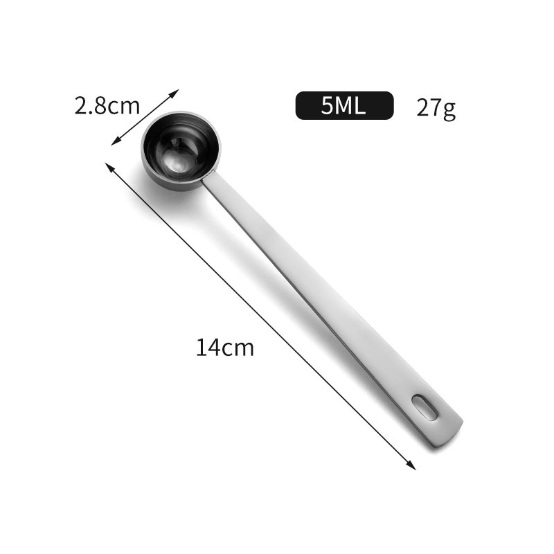 Cuchara plateada de 5ml