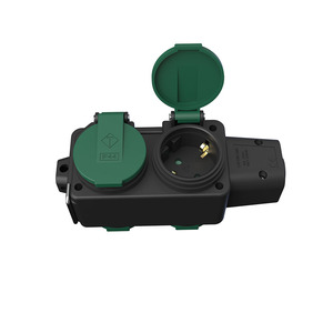 DIY Rewireable 4 Ways European Adapter <strong>Socket</strong> with Easy Assembling Terminal IP44 <strong>Function</strong> Garden <strong>Socket</strong> Outdoor Weather Proof - Product Image 4
