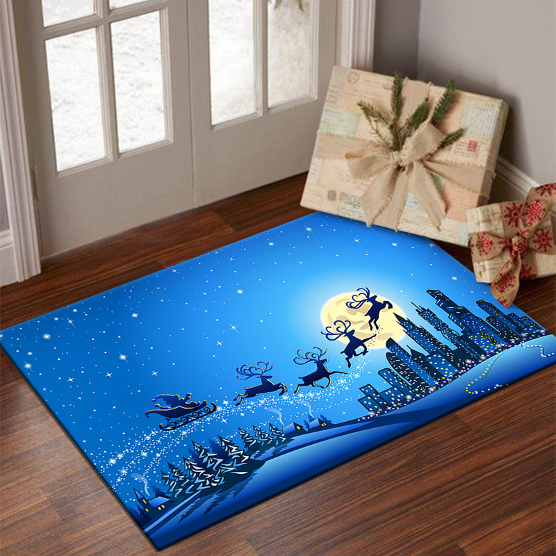 Renna natale-blu