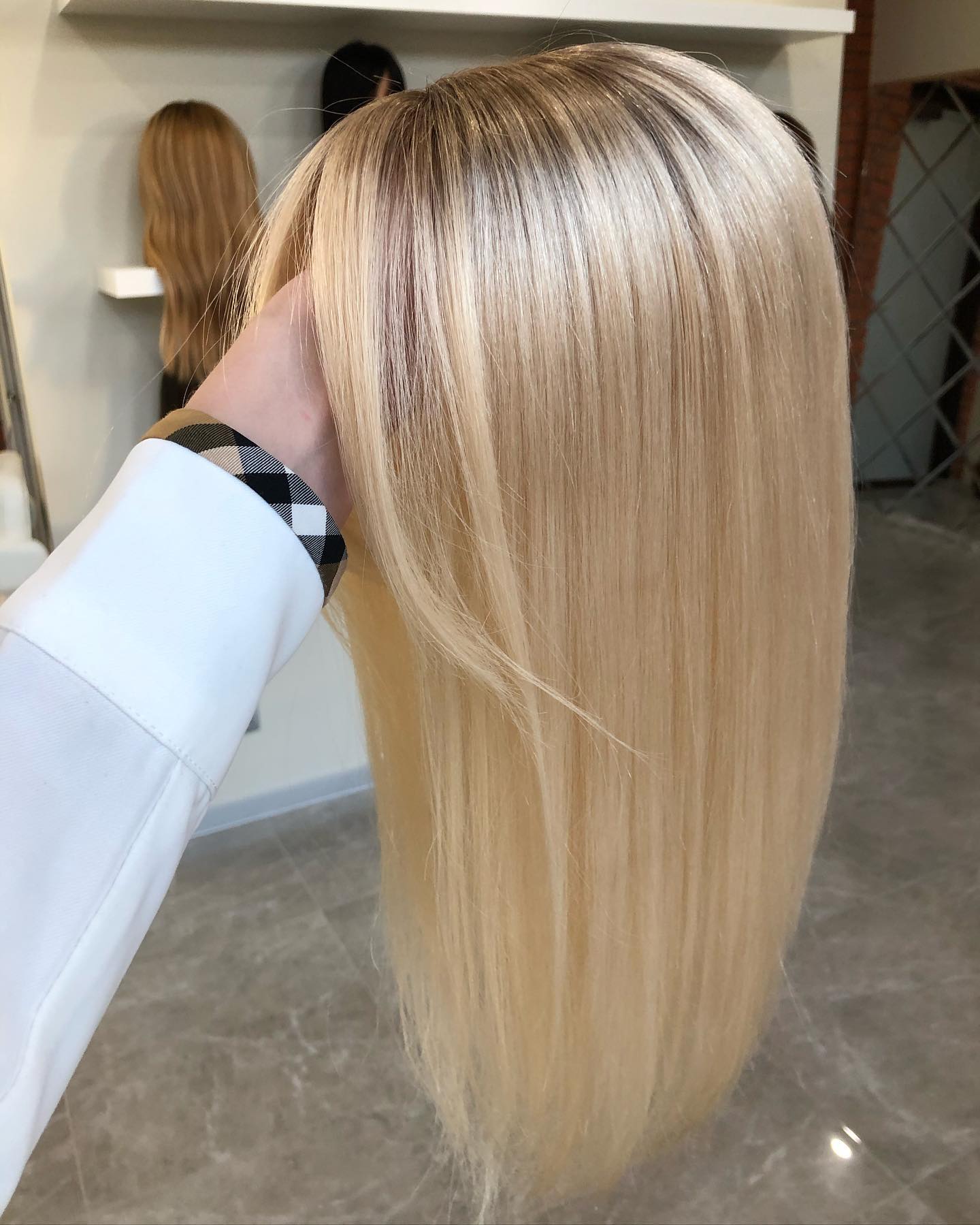 Blond platine ombré 4