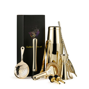 Özel 22-Piece amerikan paslanmaz çelik kokteyl Bar seti tam Set araçları dahil Jigger Bar kullanımı için özel Logo - Product Image 4