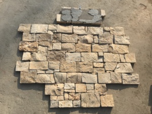 Dış doğal sarı kireç taşı yığılmış taş kaplama kaplama - Product Image 4