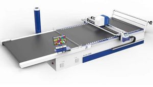 X7 2025 Upgraded Garment Cutting Machine Multi-layers Fabric Auto <strong>Cutter</strong> 7cm High Textile Oscillating Knife Cutting Machine