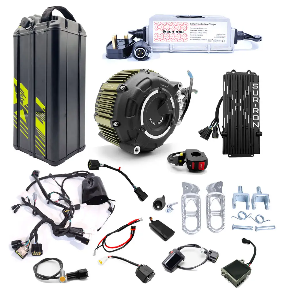 Per Sur-ron Motor Controller Sur ron Light Bee X Dirtbike accessori per moto SurRon Parts trasferimento dell'acqua fibra di carbonio