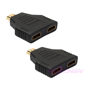 4k <strong>1</strong> in <strong>2</strong> Splitter <strong>1</strong> Male to <strong>2</strong> Female Onversion Converter Head Adapter <strong>1</strong> <strong>2</strong> <strong>1</strong> <strong>2</strong> Out for HD LED LCD TV - Product Image 3