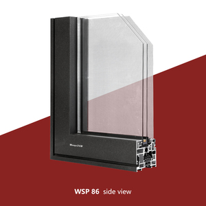 WSP 86A Tilt Turn Windows mit integriertem Bildschirm Slim Frame Design Thermal Break Aluminium fenster Wasserdicht/Anti-Moskito/Sicher - Product Image 5
