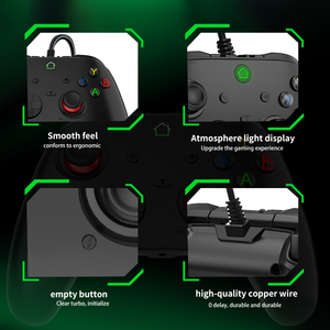 Hall Joystick Accurate Non-Drifting Wired Game <strong>Controller</strong> PCPS3 Android Dual Vibration with Macro Definition Programming - Product Image 3
