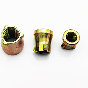 Inserti filettati in zinco placcati a testa piatta in acciaio zincato dado rivetto svasato - Product Image 2