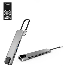 USB ฮับ4K ตัวขยายหน้าจอแยกชนิด C ไปยัง HDMI หก-in-one Docking Station พร้อม USB 3.0อินเตอร์เฟซ - Product Image 2