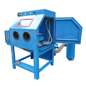 Su devridaim sistemi ile ıslak kum kumlama kabini makinesi - Product Image 2