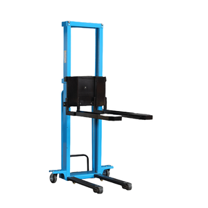 1000kg Small Hand <strong>Push</strong> Forklift Mini Portable Hydraulic Manual Truck Self Loading Portable Forklift <strong>Stacker</strong> - Product Image 1