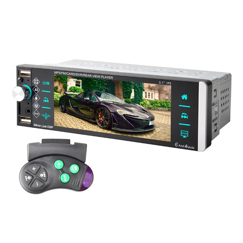 DVD Player for Universal Car 1 Din 5inch Wholesale Radio Vehicle Player FM With SWC Rearview Car MP5 Player