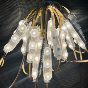 ไฟ LED 3ดวงปรับอุณหภูมิสีได้ DC12V โมดูลไฟ LED ตู้โชว์
