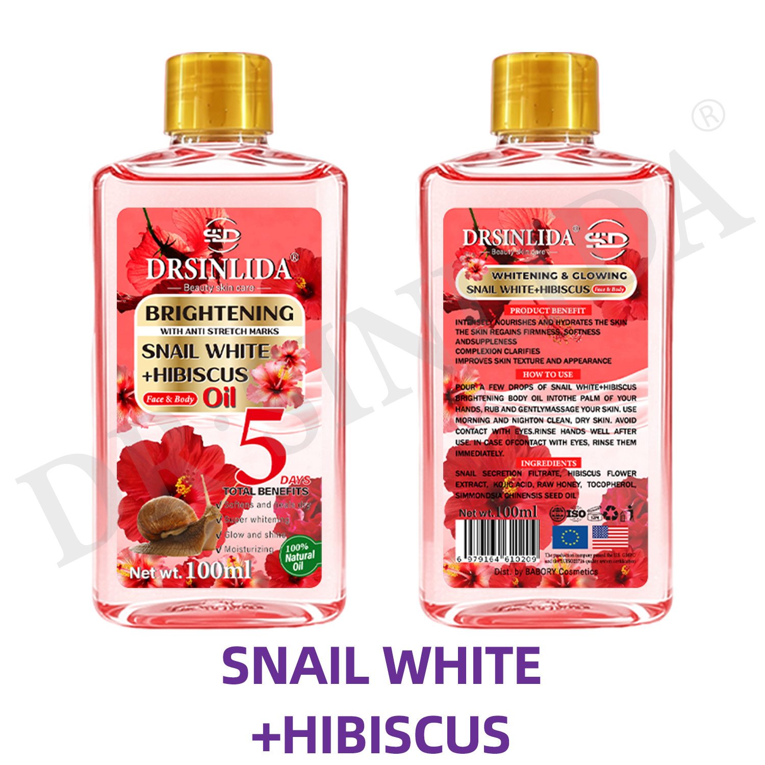 SNAIL WHITE + HIBISCUS