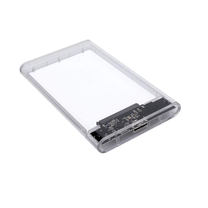 2.5インチ透明プラスチックエンクロージャハードディスクケースusb3.0 sata hddボックス - Product Image 4