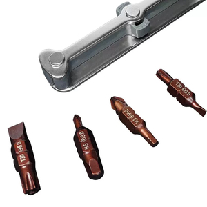 OEM cep boyutu 8 in 1 cırcır aracı 1/4 Mini anahtarı tornavida seti ile 4 adet S2 tornavida uçları - Product Image 4