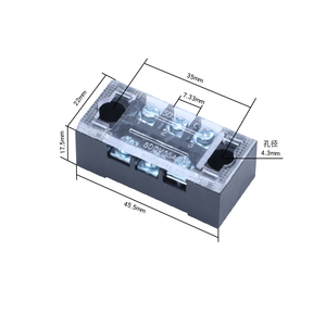 TB-1503端子台電流15A 3ポジション小端子台ストリップ端子台 - Product Image 2