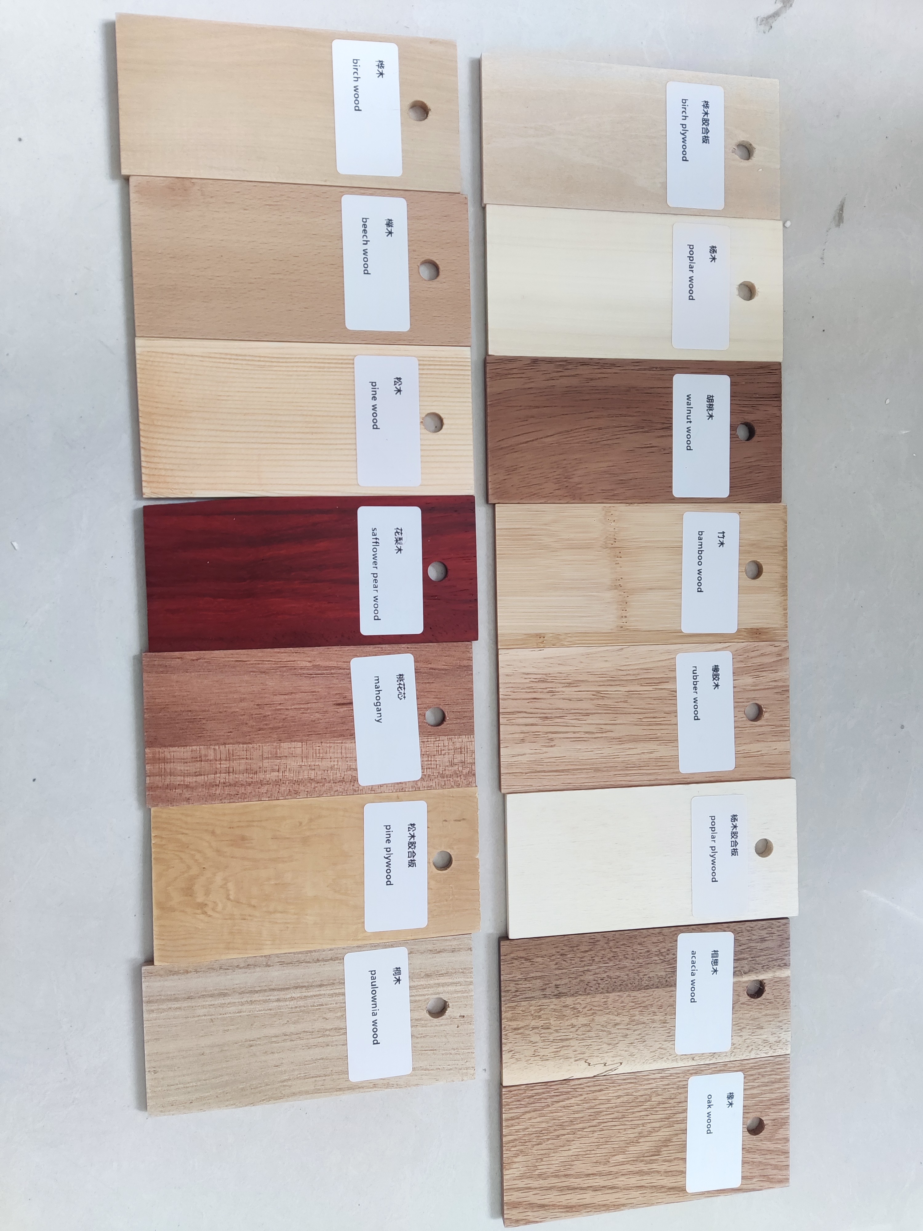 type de bois