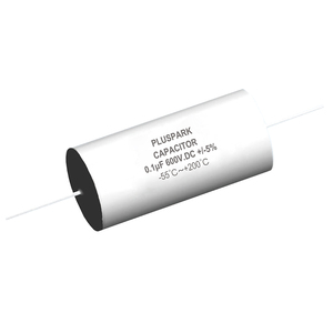 200C高温聚四氟乙烯薄膜电容器100V 0.82uF 1uF 1.5uF 2.2uF 3.3uF 4.7uF 6.8uF 8uF，冷凝器100V 0.1uF至8uF - Product Image 1