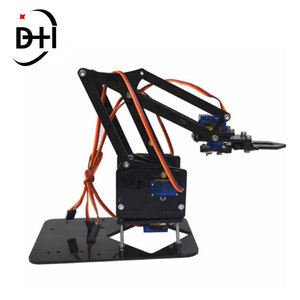 Günstigster 4 DOF Acryl Roboterarm für Arduino Robotic Gripper Claw mit SG90 Servos für Raspberry Pi DIY Project STEM Toy