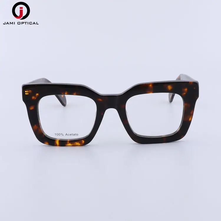 Gafas con montura óptica de acetato para hombre, anteojos con montura óptica por encima de la talla, venta al por mayor