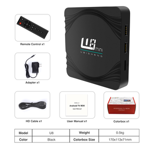 Customized OEM High Quality U8 Mini Streaming Media Player <strong>Providers</strong> Server Box Best Box Channels Code 4k Smart TV Box - Product Image 3