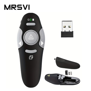 Vendita calda 2.4G RF Wireless Presenter presentazione PPT puntatore Laser rosso pagina tornitura telecomando Air Mouse PowerPoint Clicker - Product Image 1
