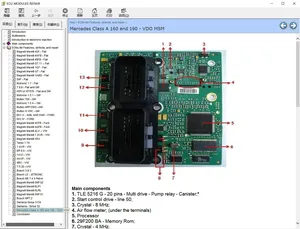 ECUS Pinout E-Book Repair <strong>Software</strong> Immo Location Multimeters Transistor <strong>EEprom</strong> RAM PAL Decoder - Product Image 6