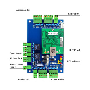 1/2/4 Tür netzwerk TCP/IP-Zugriffs controller Wiegand 26Bit ~ 40Bit Eingangs zugriffs kontroll platine Panel Access Control PCB Board - Product Image 6