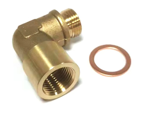 90 Degree M18x1.5 <strong>O2</strong> <strong>Lambda</strong> <strong>Sensor</strong> Oxygen <strong>Sensor</strong> Adapter Fix Used for Turning off the Checking Light - Product Image 1