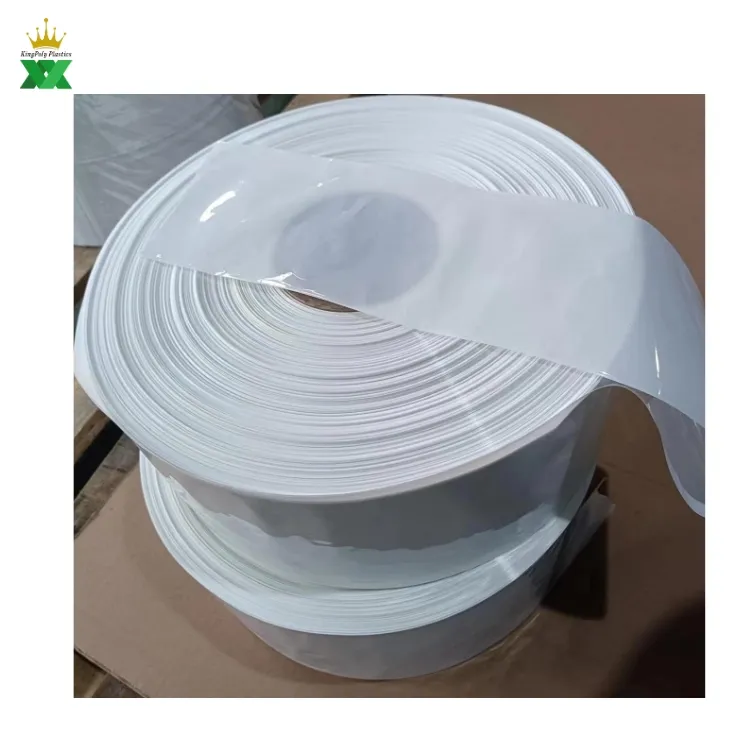 Kunden spezifische starke Versiegelung Kunststoff POF PVC Haustier Schrumpf band klare Schrumpf folie Hülle für Flasche