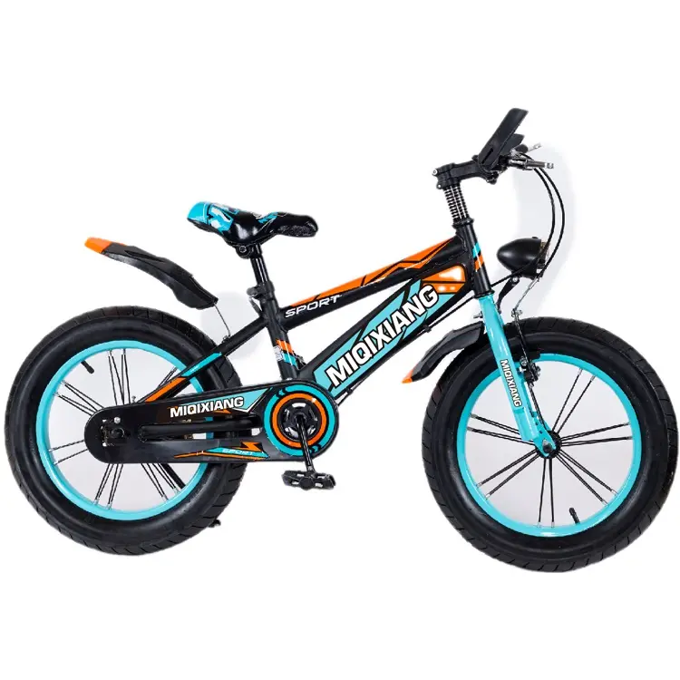 2022 어린이 오토바이 어린이 좌석 자전거 산악 자전거 12 세 어린이 먼지 자전거 블루 판매