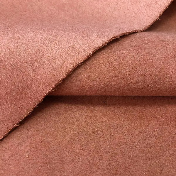 Prodotti pronti economici tessuto in tweed tinto in filo di pura lana colore rosa per abbigliamento invernale