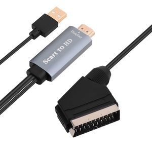 Para Adaptador convertidor de vídeo HDMI a SCART con chaqueta de PVC para Monitor de TV HD y caja de DVD de ordenador señal accesorios de lujo - Product Image 3