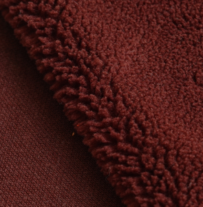 Sherpa Lông Cừu Áo Duy Nhất 100% Polyester Cực Rayon Spandex Đan Berber Vải 100D Mềm Da Lộn Vải Nệm Khăn Xe Ô Tô - Product Image 6