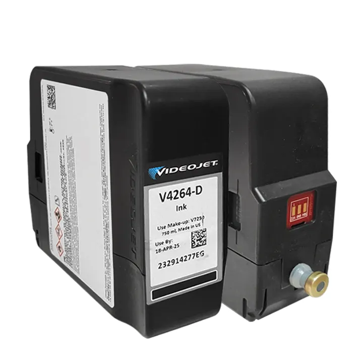 Videojet mürekkep siyah V4264-D orijinal No MEK hayır aseton hayır Videojet cij 1000 serisi yazıcı için metanol V7250-D