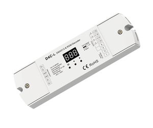 Skydance D4C-L Rgbw <strong>DMX</strong> 512 RDM <strong>Decoder</strong> 12-48VDC 4CH <strong>Constant</strong> <strong>Current</strong> 150-1200mA Selectable - Product Image 1