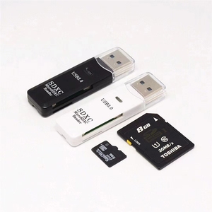 2合1 USB2.0 3.0存储卡读卡器通用TF/sd卡读卡器适配器 - Product Image 1
