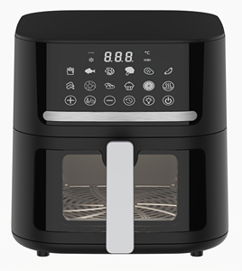 Friggitrice cucina casa forno 1600W 6.5L friggitrici elettriche Cool Touch manico con friggitrice antiurto